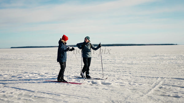 Winter Cross-Country Skiing in the Luleå Archipelago, Sweden