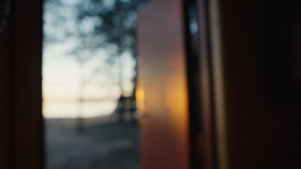 Luleå archipelago sunrise: Coastal cabin view in summer