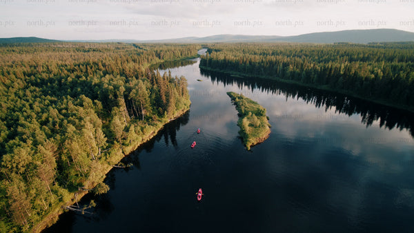 River rafting in Gunnarsbyn: A summer kayaking and canoeing adventure