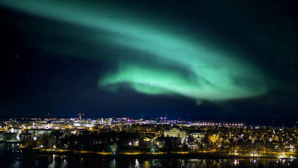 Norrsken över Luleå