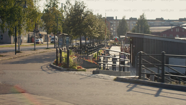 POV driving in Luleå: A sunny summer day in the city