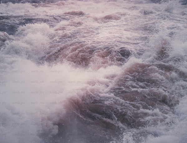 Close-up of river rapids in daylight