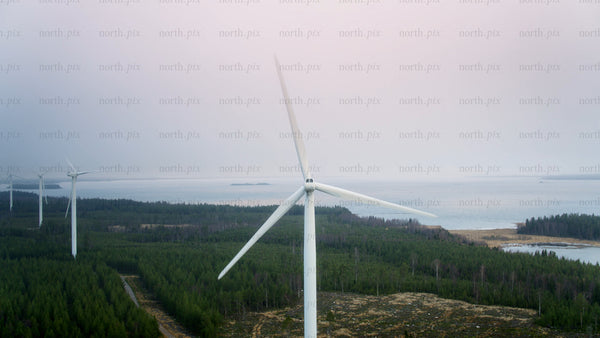 Wind turbines on Haraholmen island: Renewable energy in the Nordic archipelago
