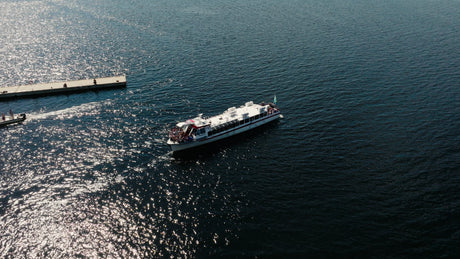 Tour Boat on Luleå River: A Sunny Summer Day in Sweden