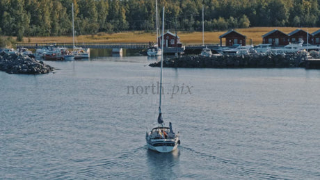Summer Sailing in Lulea: A Drone's-Eye View of Junkön Archipelago, Sweden