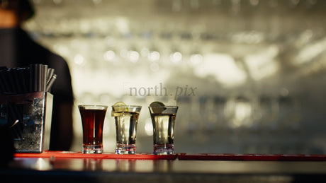 Tequila Shots Preparation: A Summer Nightlife Cocktail Experience