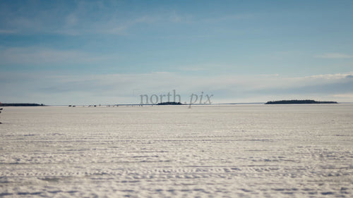 Längdskidåkning på vintern: Luleå skärgård, Sverige