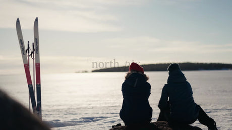 Winter Picnic in the Luleå Archipelago: A Scenic Break During Cross-Country Skiing in Sweden