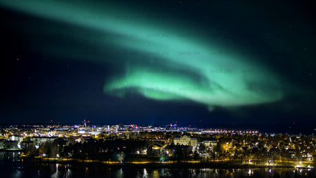Norrsken över Luleå