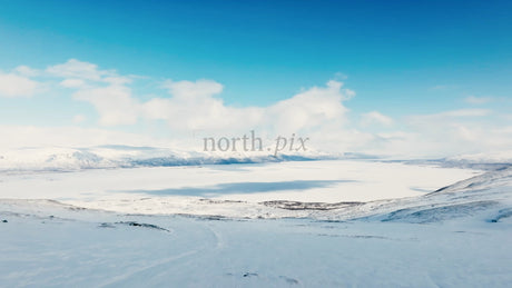 Snowy Mountain Landscape in Riksgränsen, Sweden - Winter Wonderland