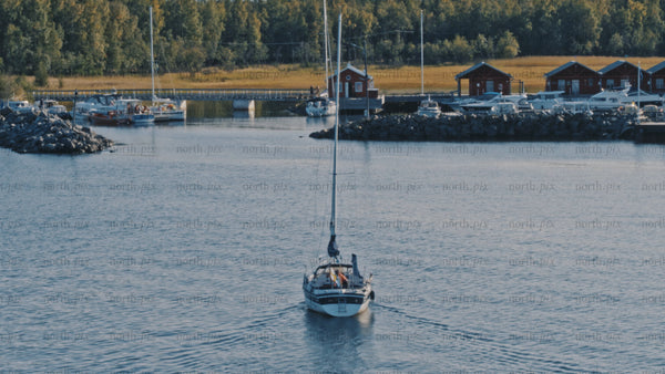 Summer sailing in Luleå: A drone's-eye view of junkön archipelago