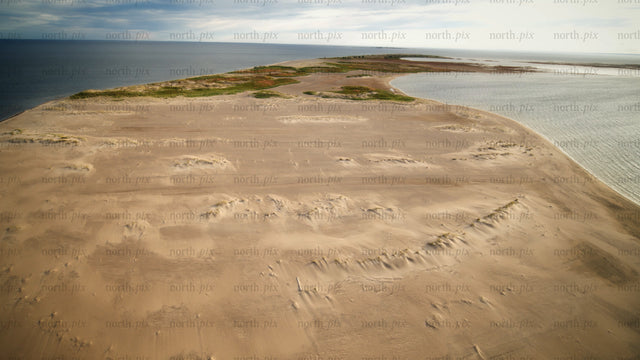 Aerial view of Skvalpen archipelago: Summer day in Luleå